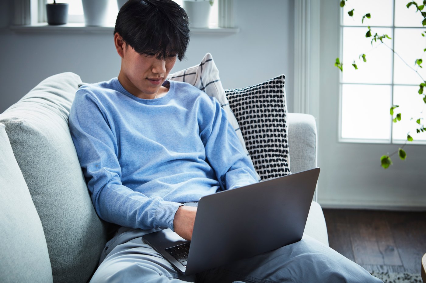 man on laptop