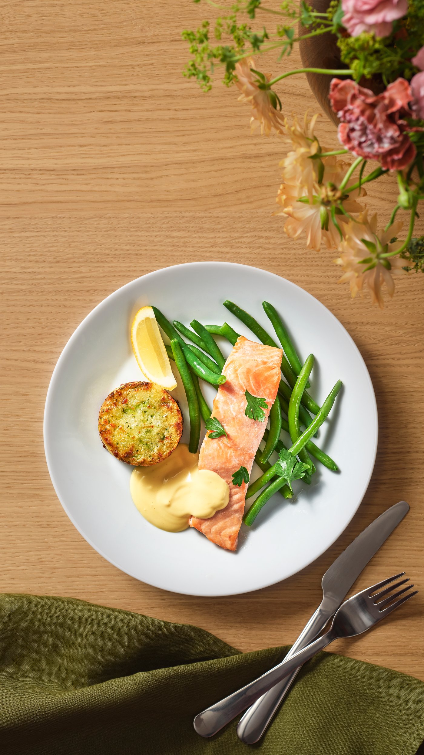 Salmon dish.