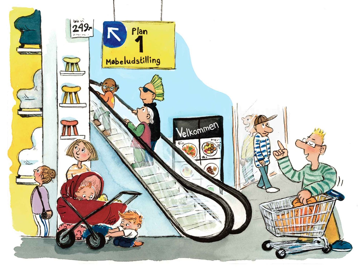 Villads fra Valby i IKEA