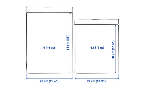 L size dimensions