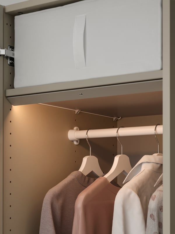 Light in a cabinet