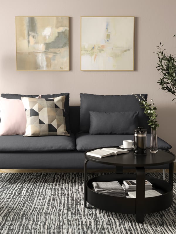 A black BORGEBY coffee table