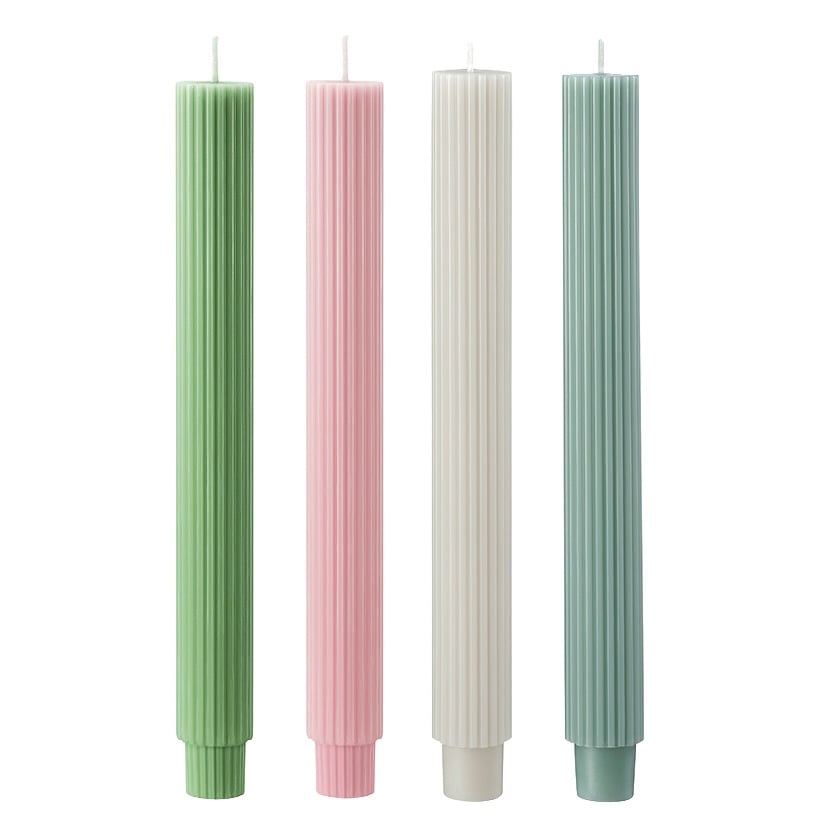 Fire SMÖJTRÄD uparfumeret kronelys, 25 cm i forskellige farver