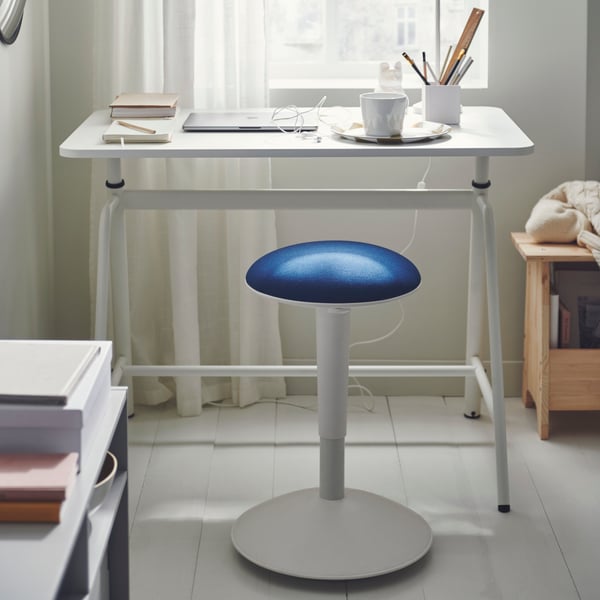 GLADHÖJDEN desk sit/stand 100x60 white