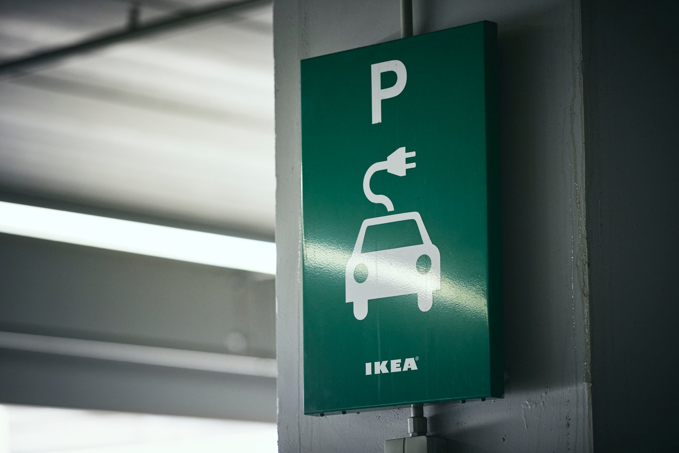 AC Type 2 charger at IKEA store