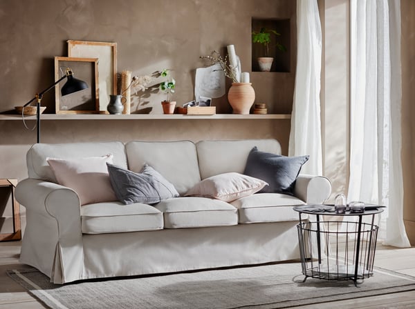 A Blekinge white EKTORP 3-seat sofa