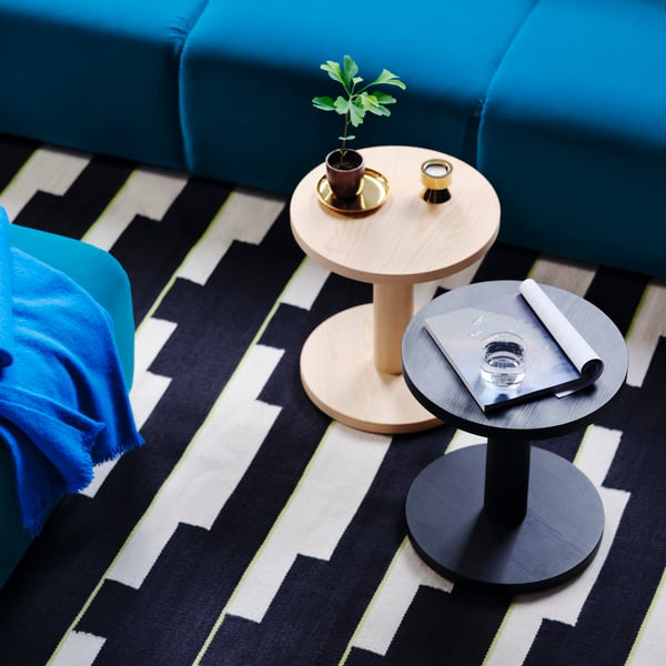 An Alhamn dark turquoise STOCKHOLM 2025 pouffe