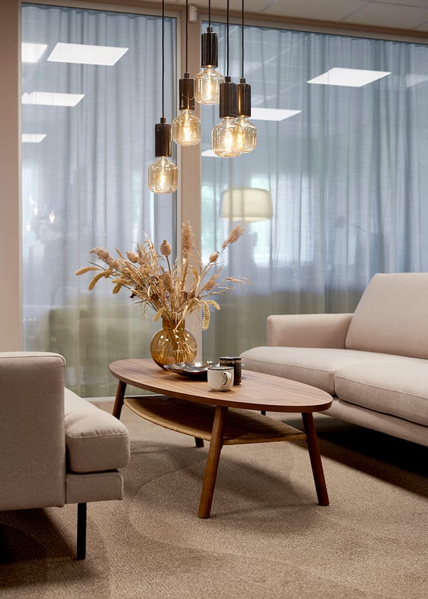 A walnut veneer STOCKHOLM coffee table