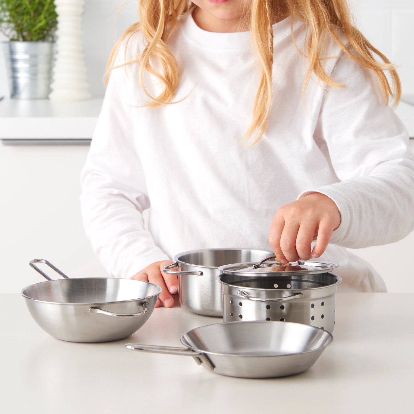 DUKTIG 5‑piece toy cookware set