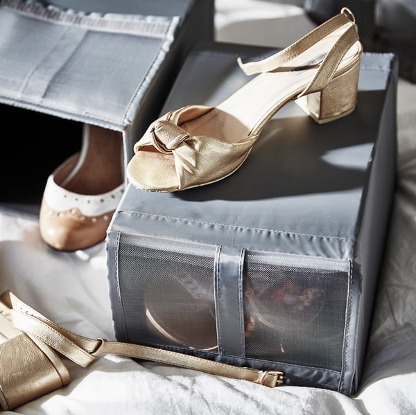shoe storage organisation