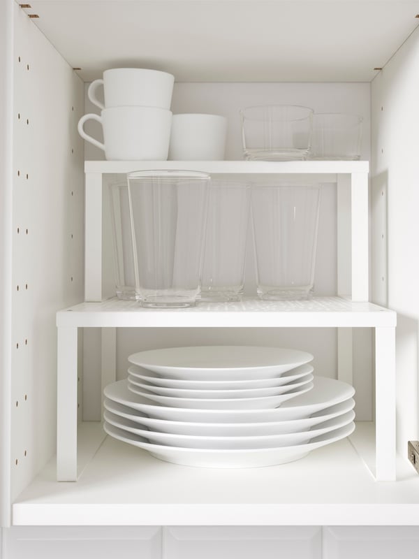 A white VARIERA shelf insert