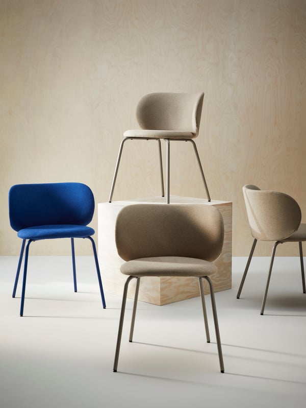 A Tonerud dark beige KRYLBO chair