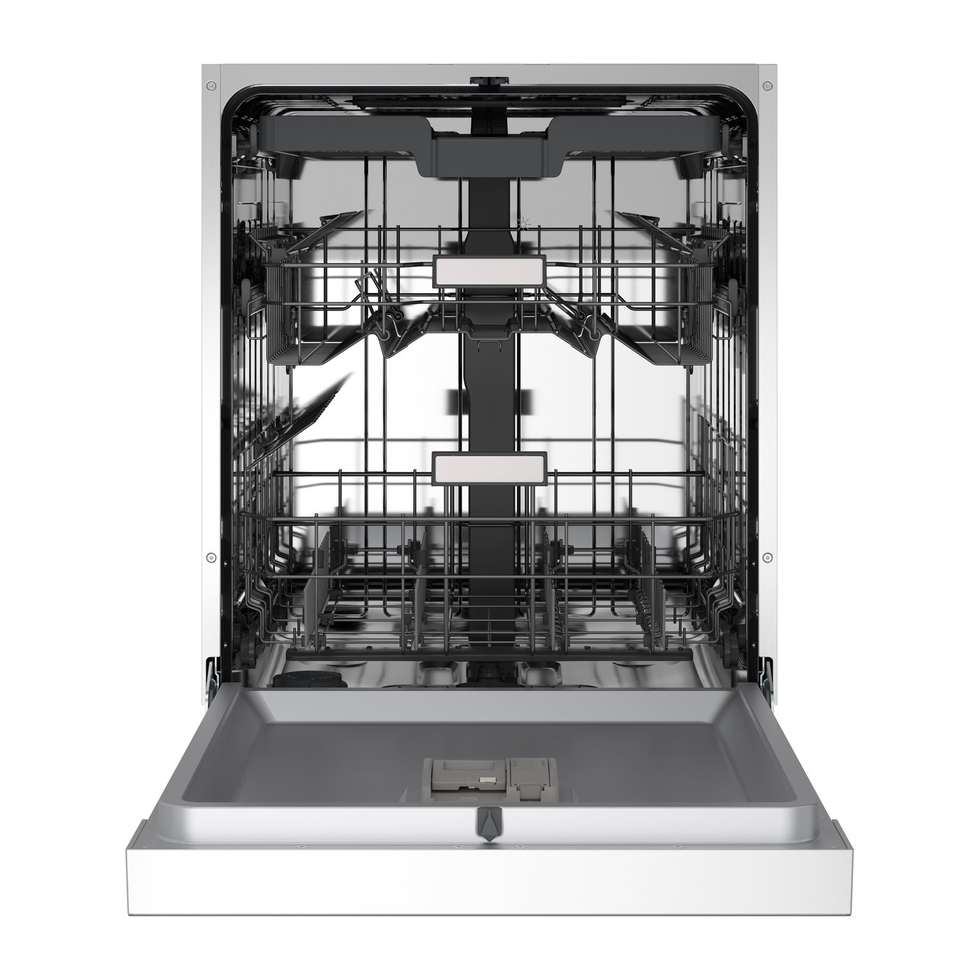 An IKEA 500 stainless steel colour SÖDERBODA built-in dishwasher
