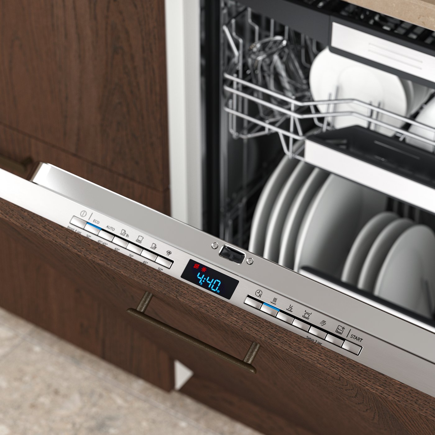 An IKEA 700 TORSBODA integrated dishwasher