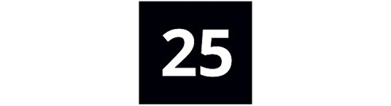 25 year guarantee icon