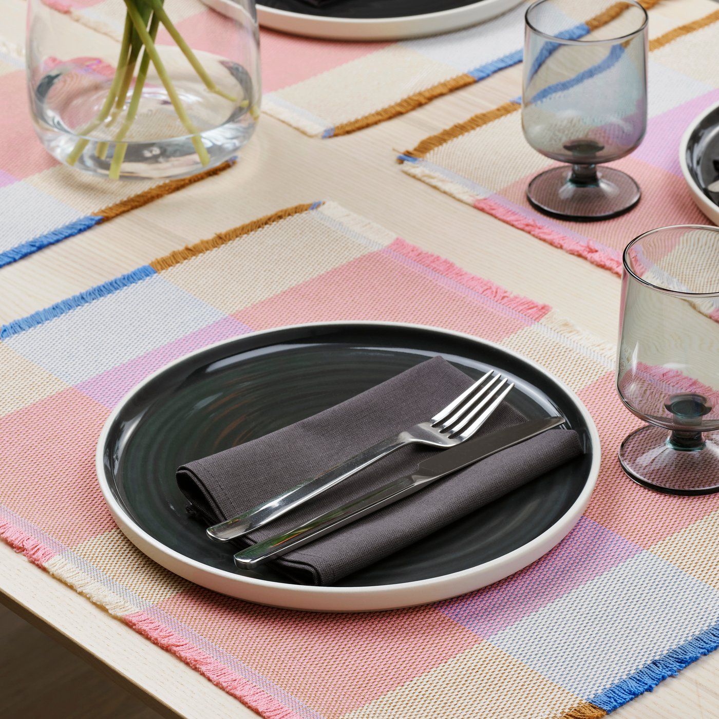 A Pattern/multicolour STRANDFLOKA place mat