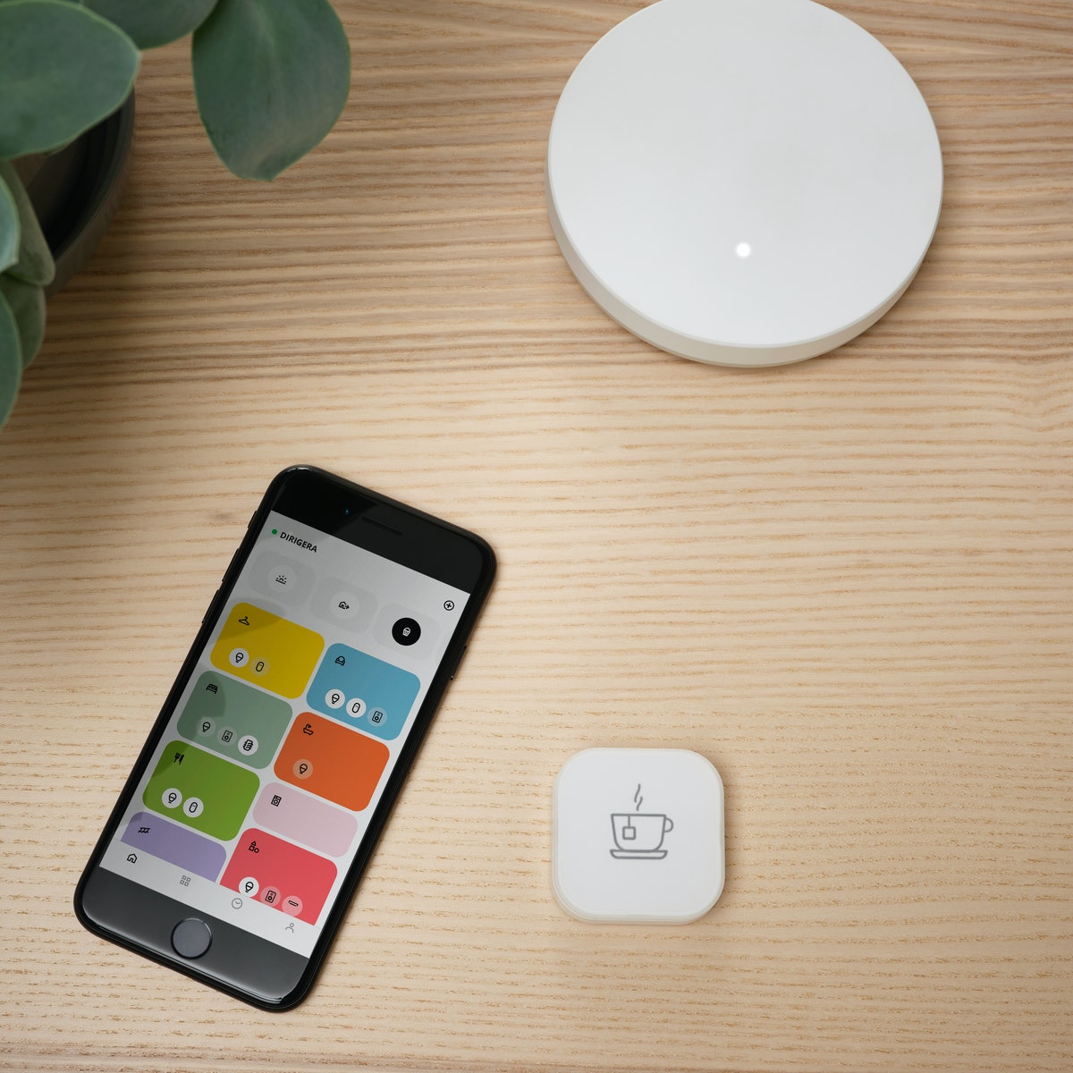 Support til DIRIGERA hub og IKEA Home smart app