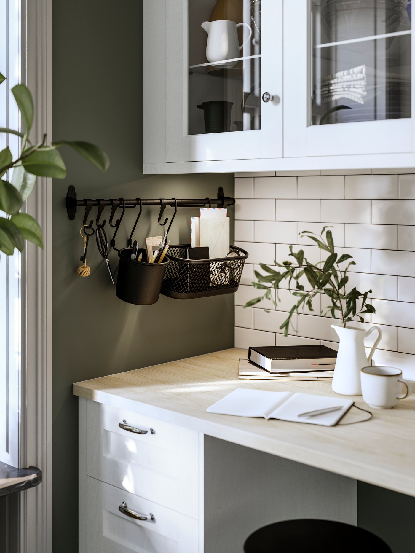 white kitchen