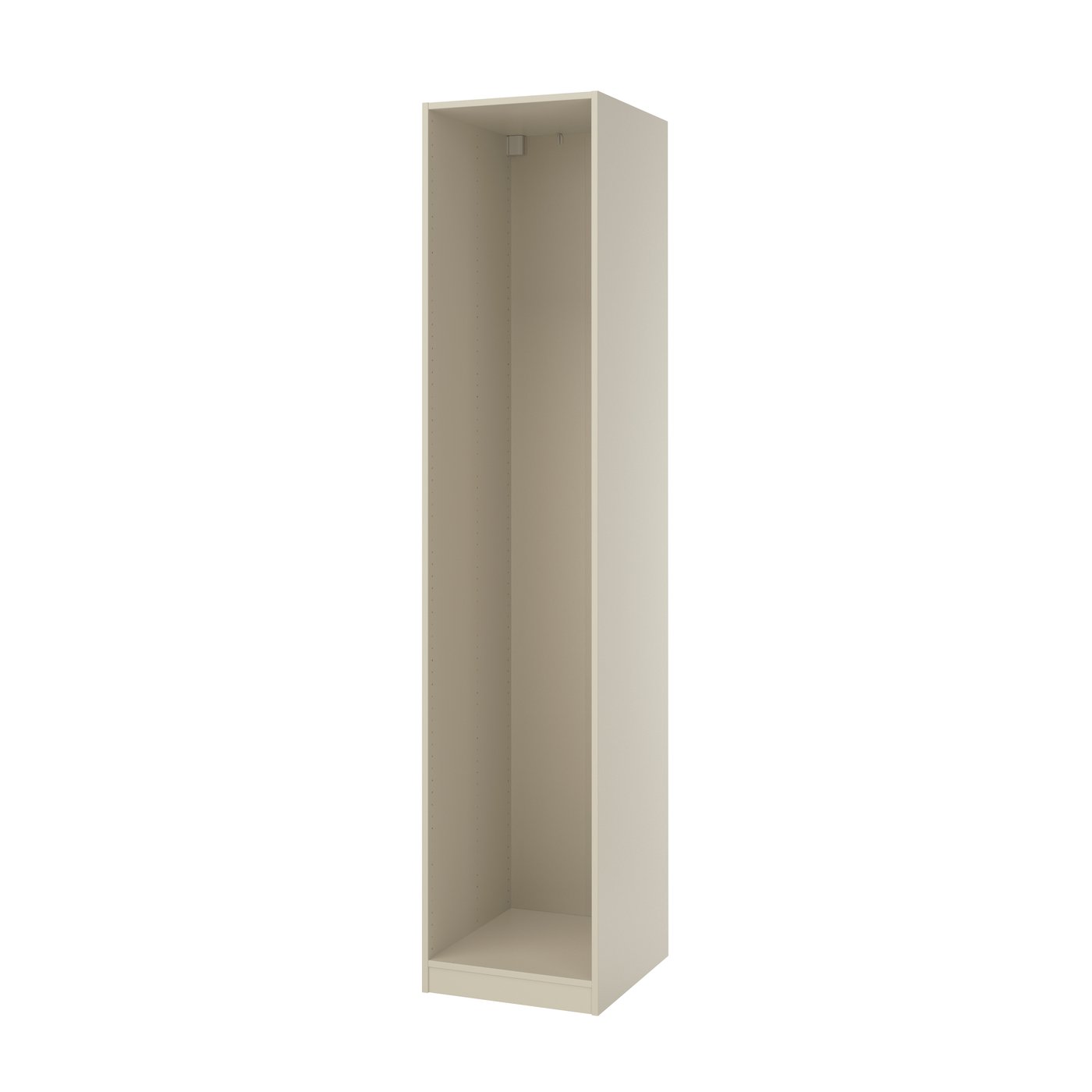 Een grijs-beige PAX-kastframe van 50 cm