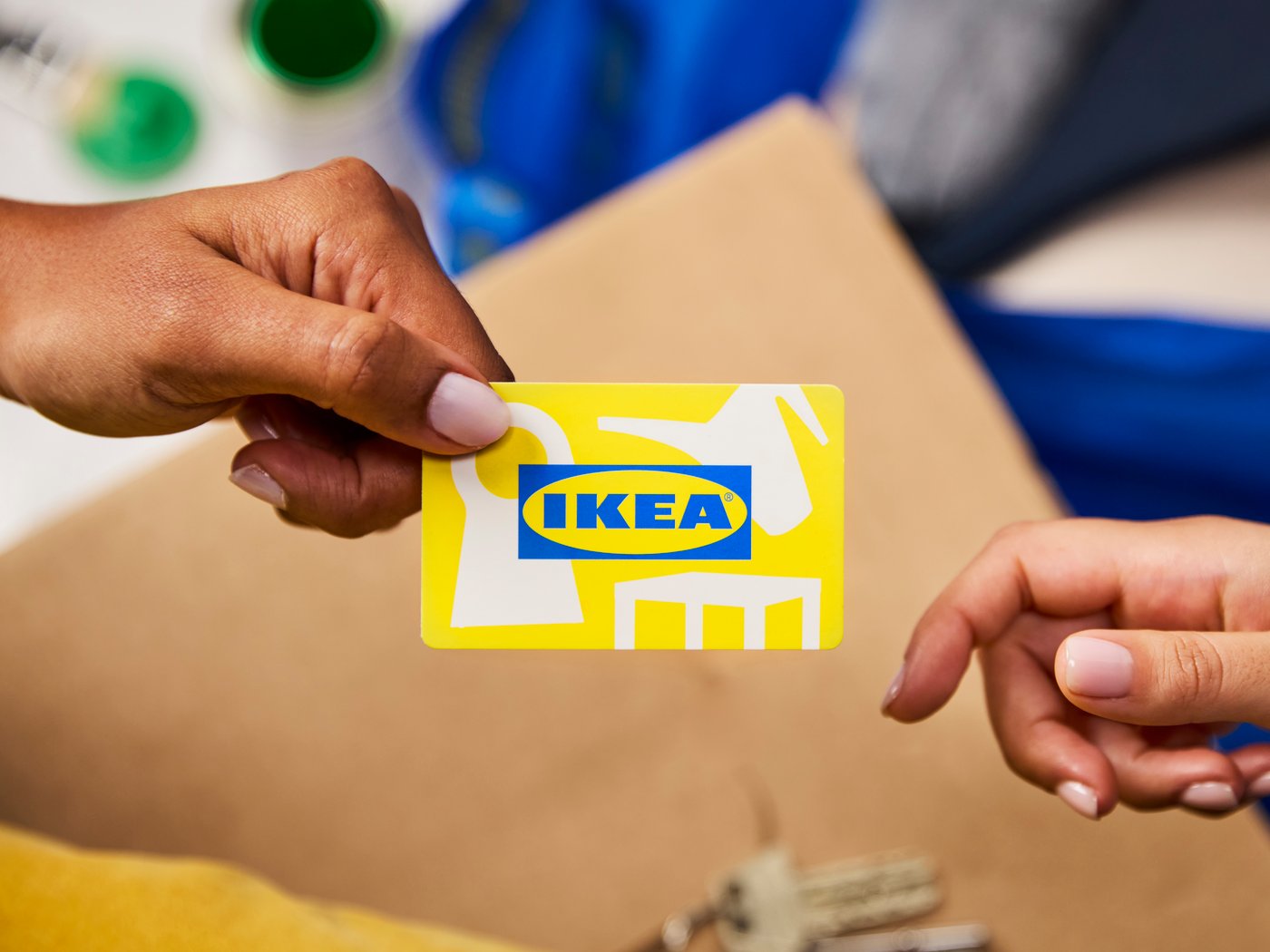 An IKEA gift card