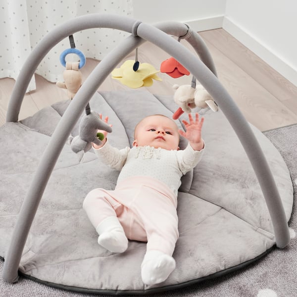 A multicolour GULLIGAST baby gym in the childrens room