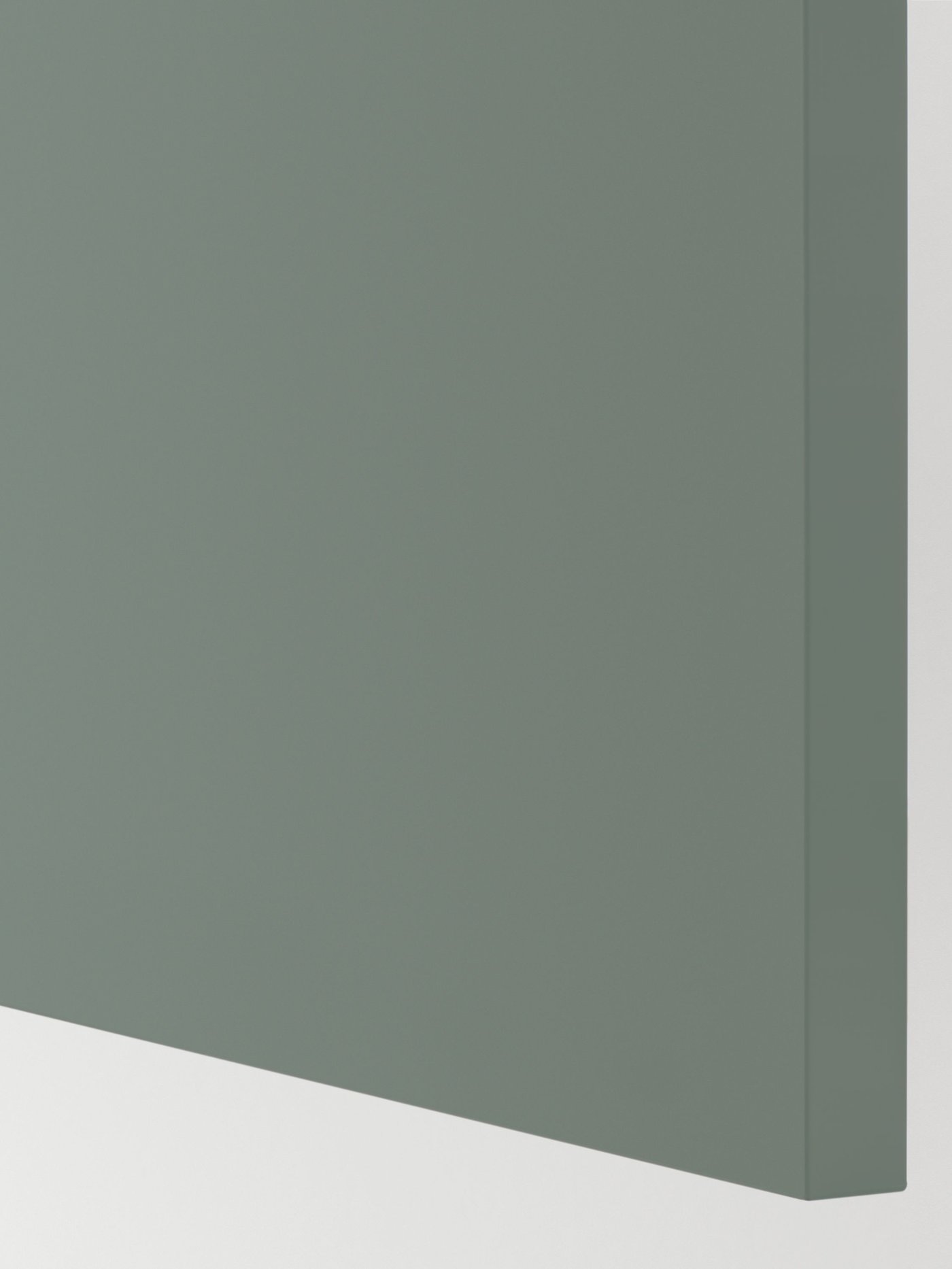Green kitchen door