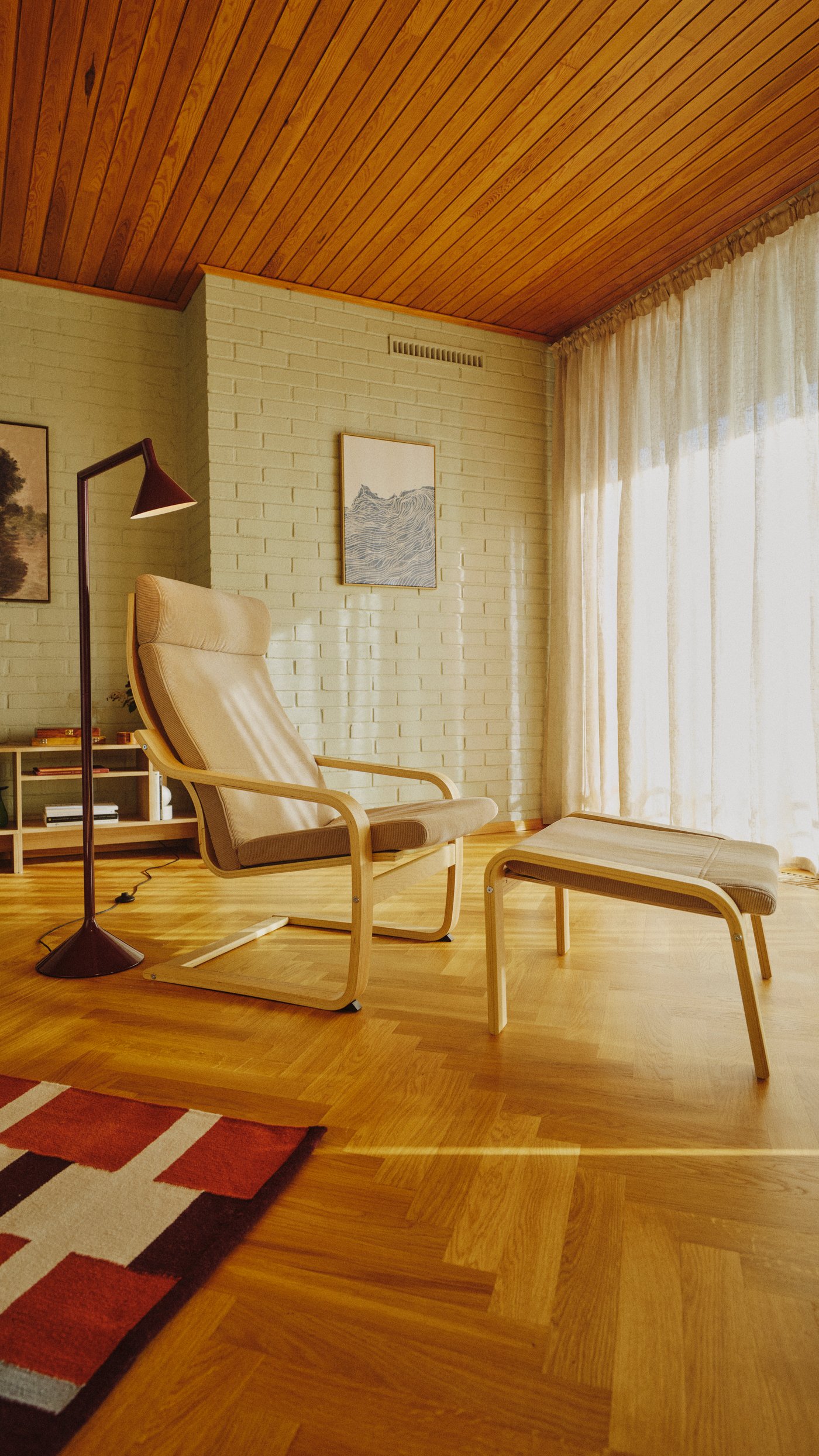 A The Seine at Giverny BLODFLÄDER picture in the living room
