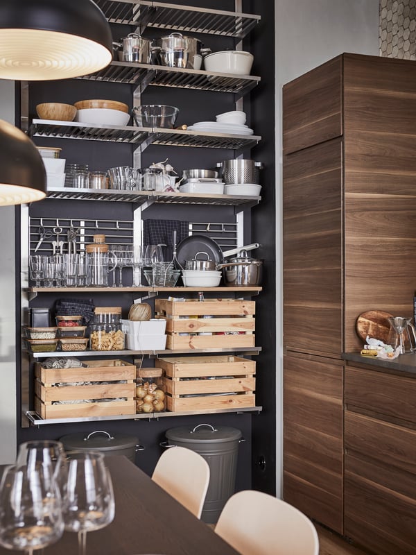 A bamboo BLANDA MATT serving bowl in the kitchen
