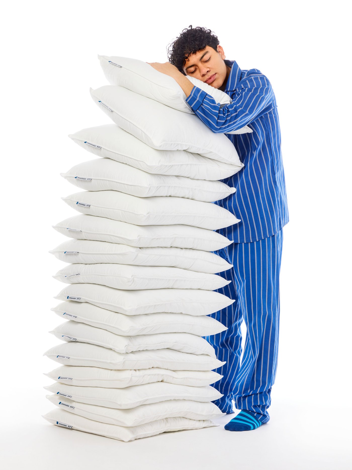 A SKOGSFRÄKEN pillow, high, side/back sleeper