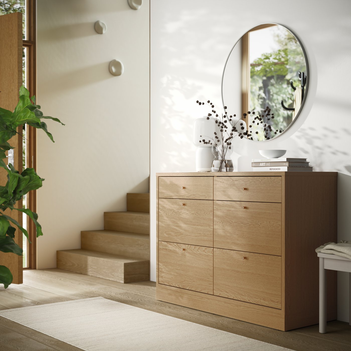 A black LINDBYN mirror