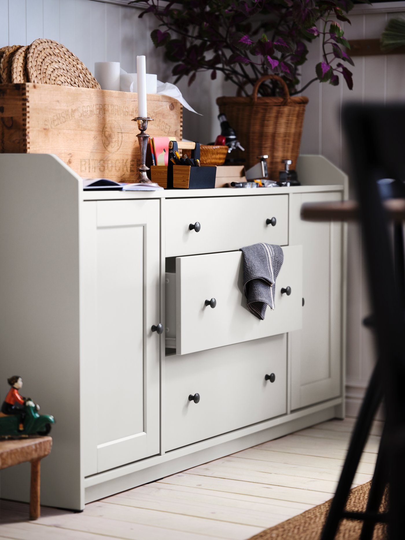A rattan KAKTUSFIKON plant pot