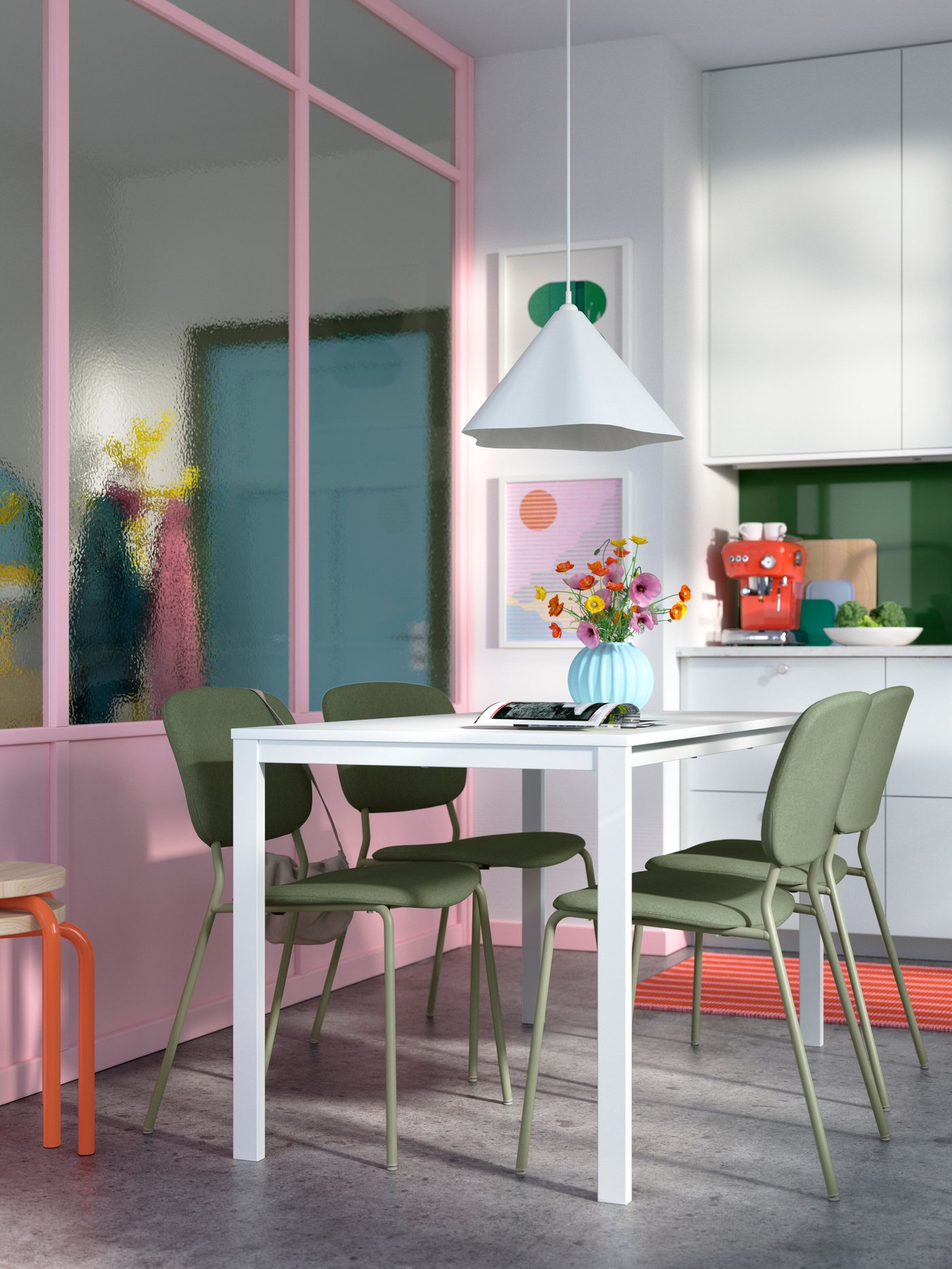 A white/white VIHALS table