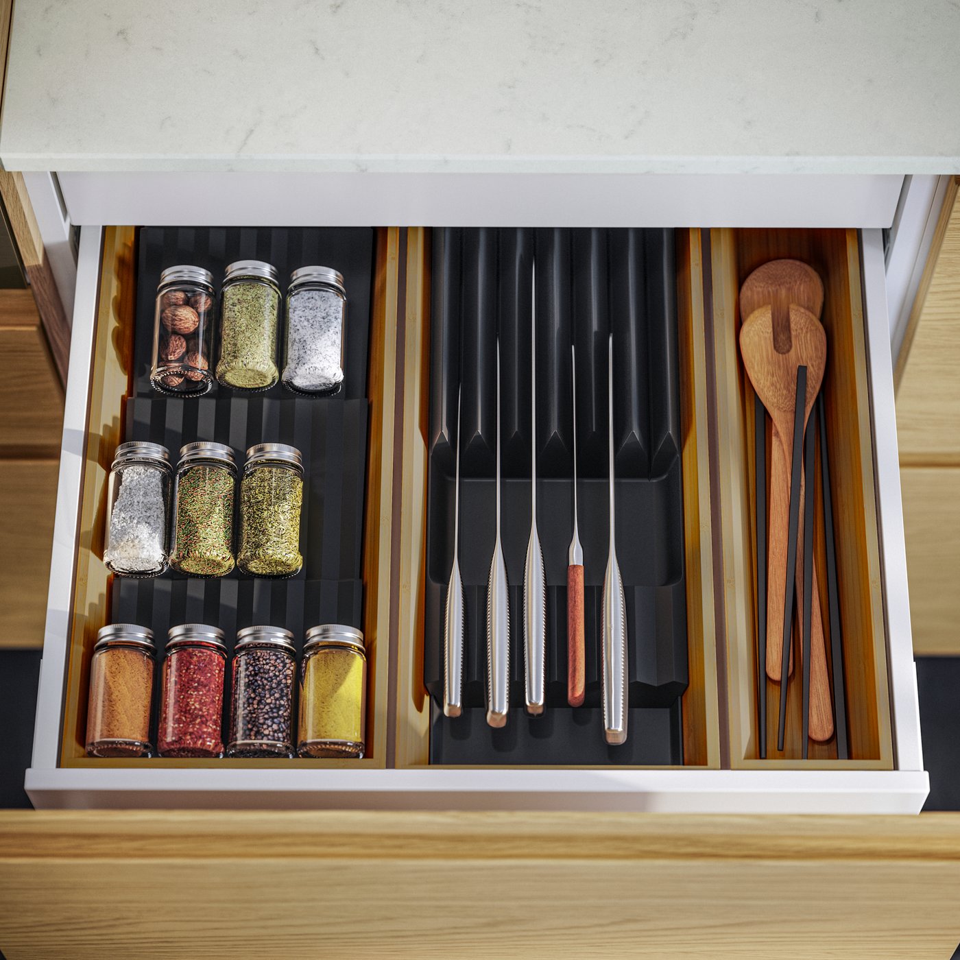 Нож для хлеба IKEA 365+ из нержавеющей стали на кухне