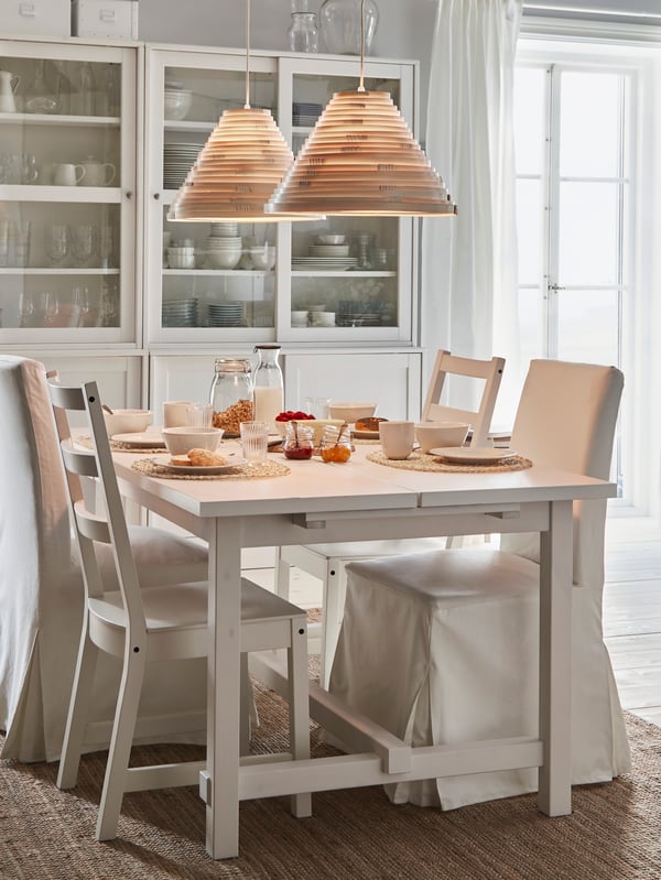 NORDVIKEN / NORDVIKEN Table and 4 chairs