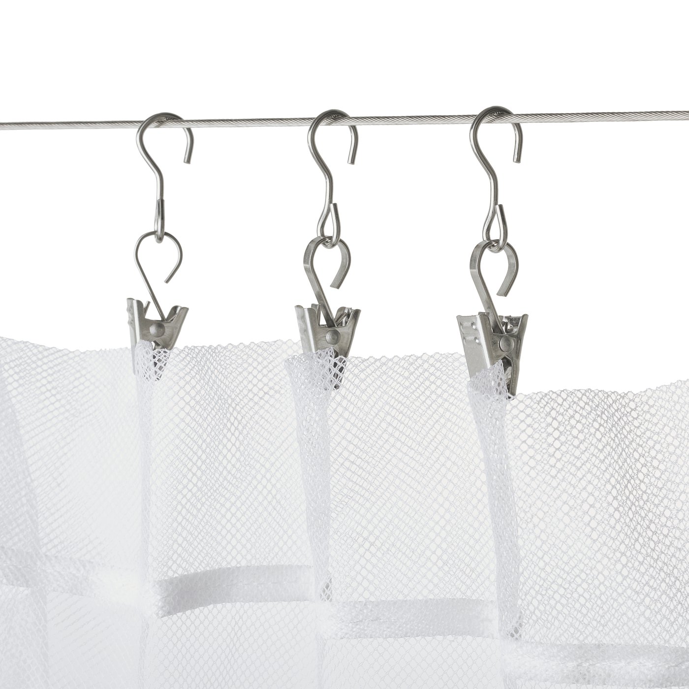 A RIKTIG curtain hook with clip