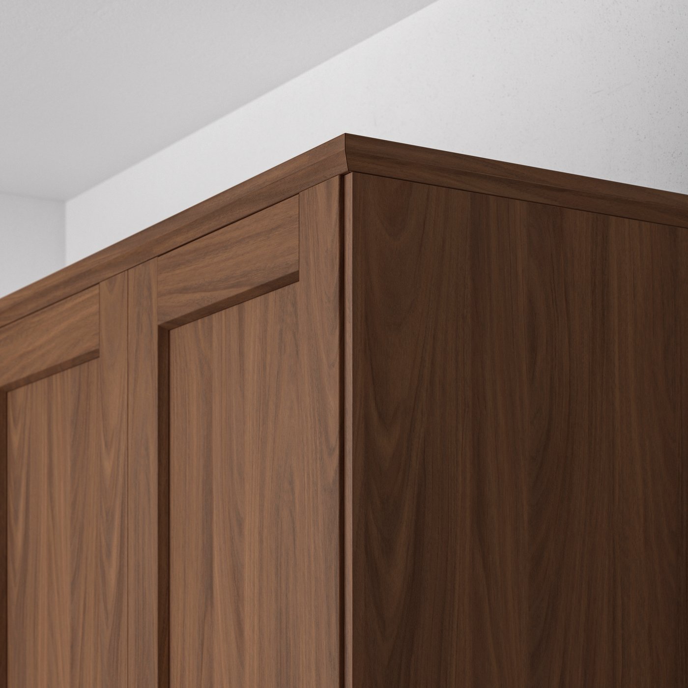 A brown walnut effect ENKÖPING door