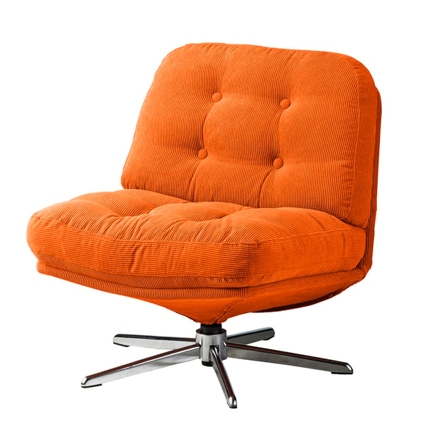 A Kelinge orange DYVLINGE swivel easy chair