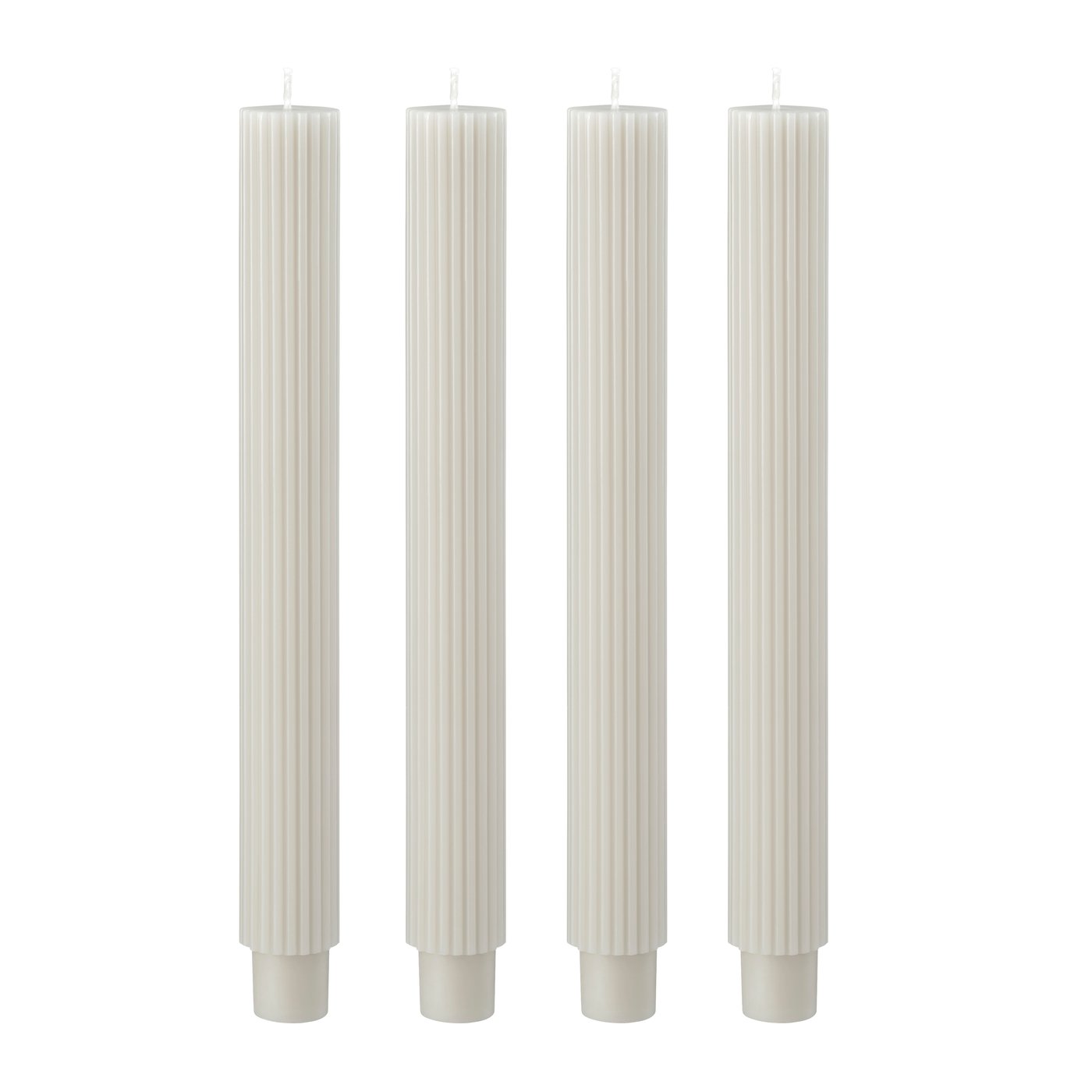 A beige SMÖJTRÄD unscented chandelier candle
