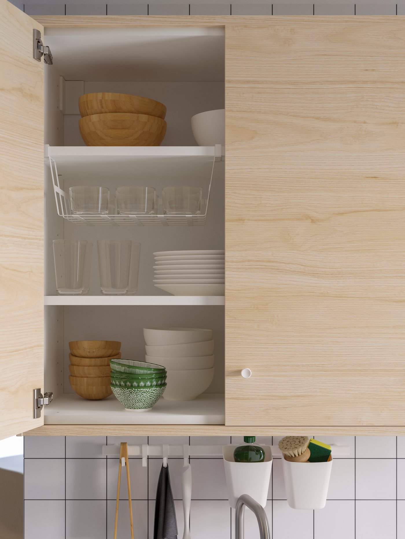 A bamboo BLANDA MATT serving bowl in the kitchen