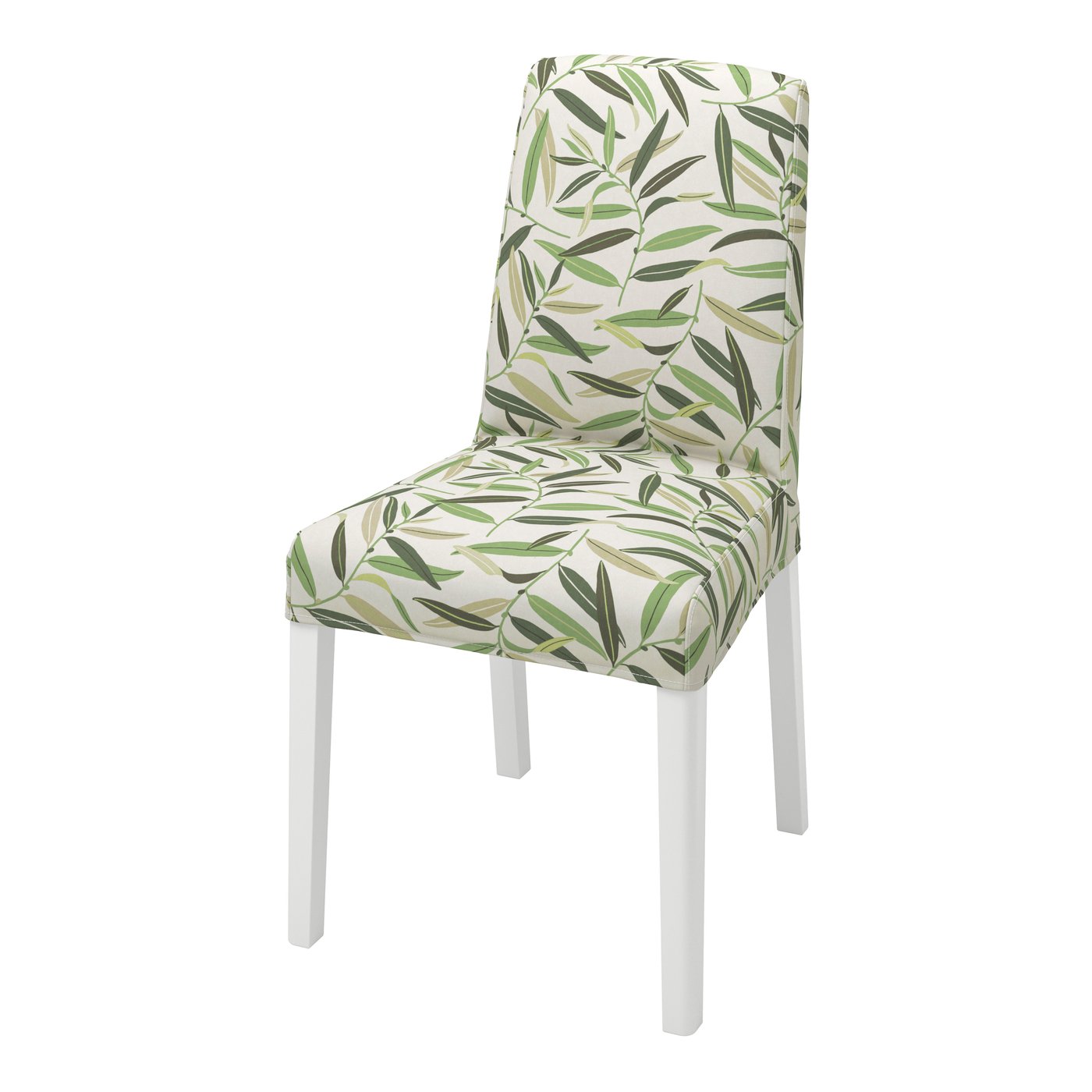 A white/Fågelfors multicolour BERGMUND chair