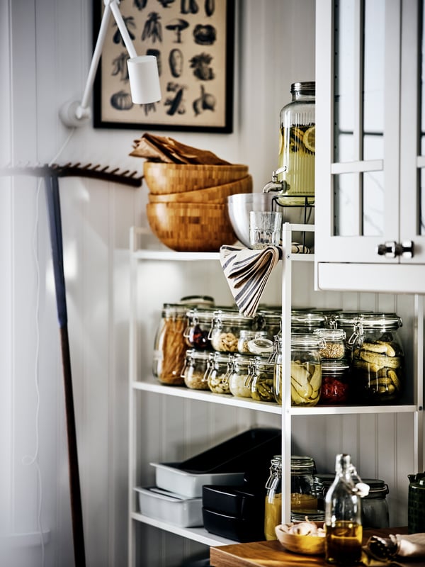A bamboo BLANDA MATT serving bowl in the kitchen