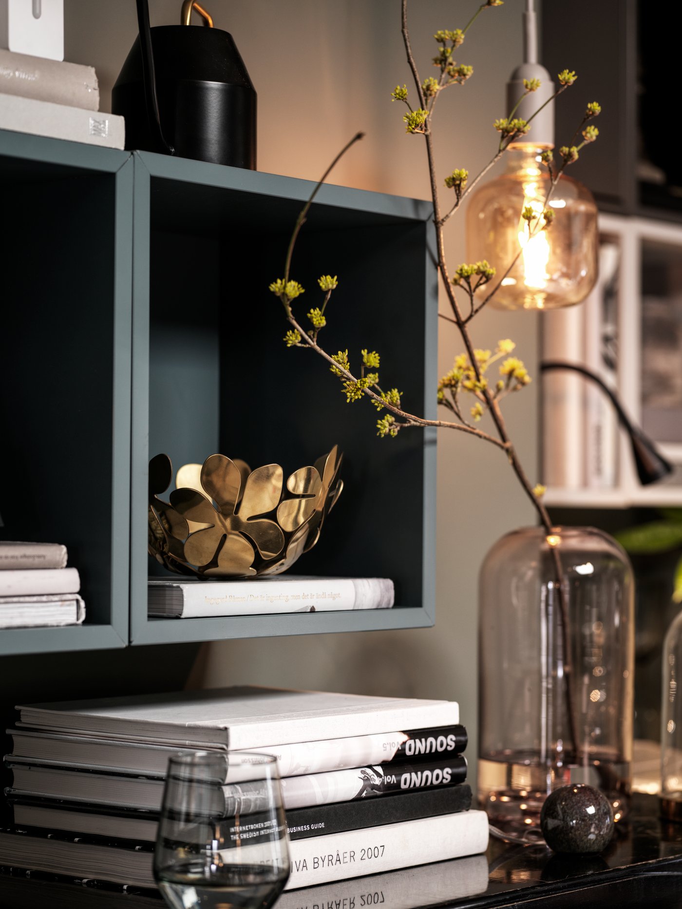 EKET wall storage solution and some beautiful accessories