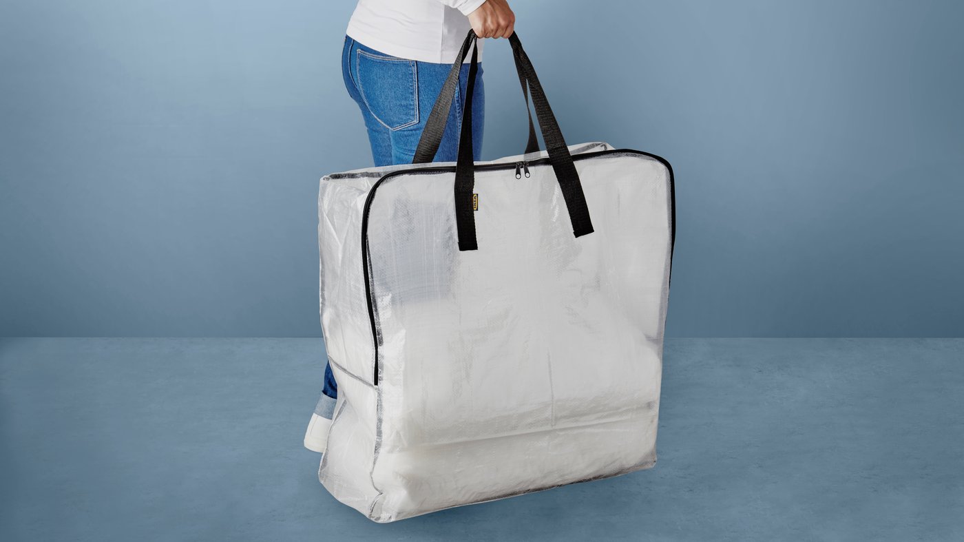 A transparent DIMPA storage bag
