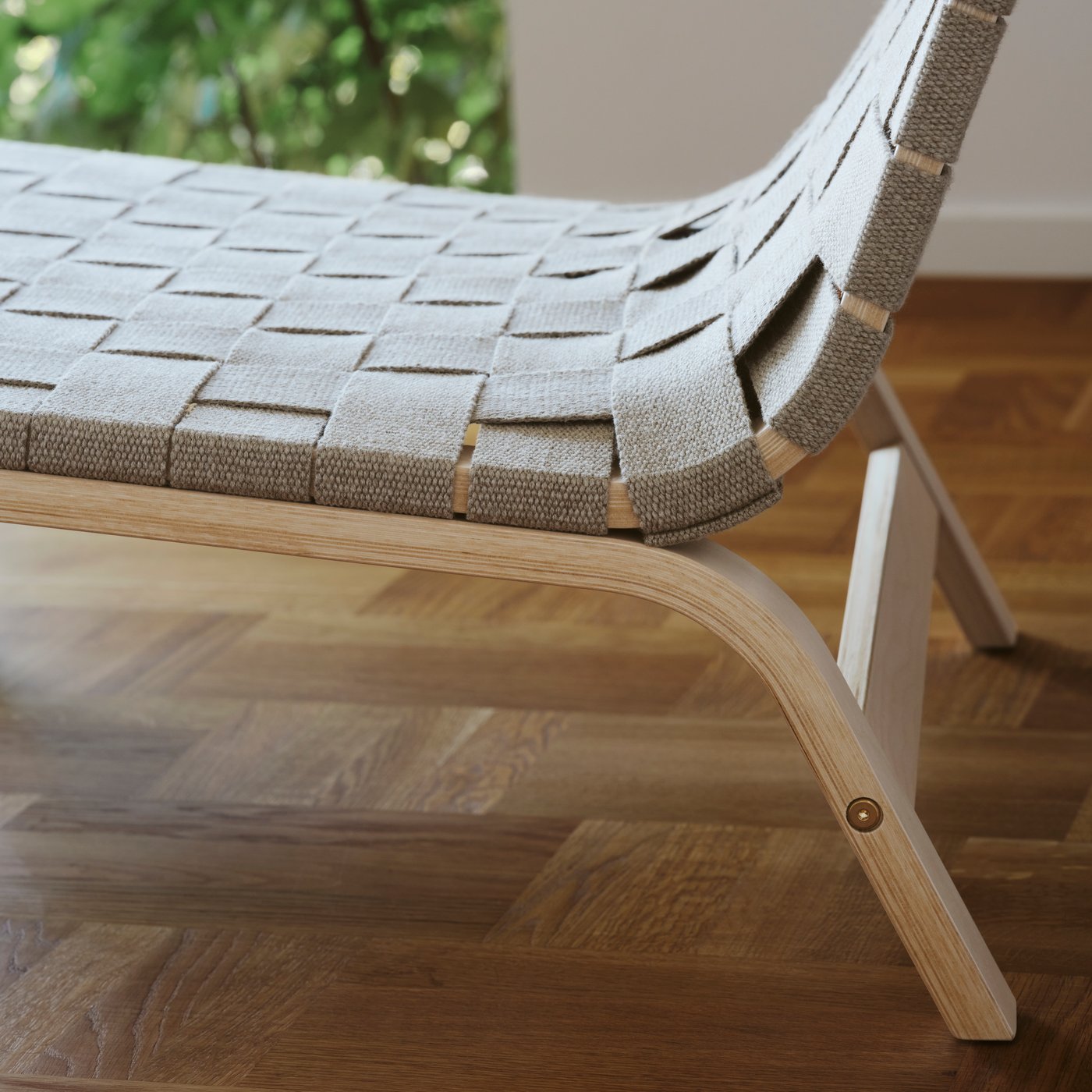 Birch veneer STOCKHOLM 2025 armchair.