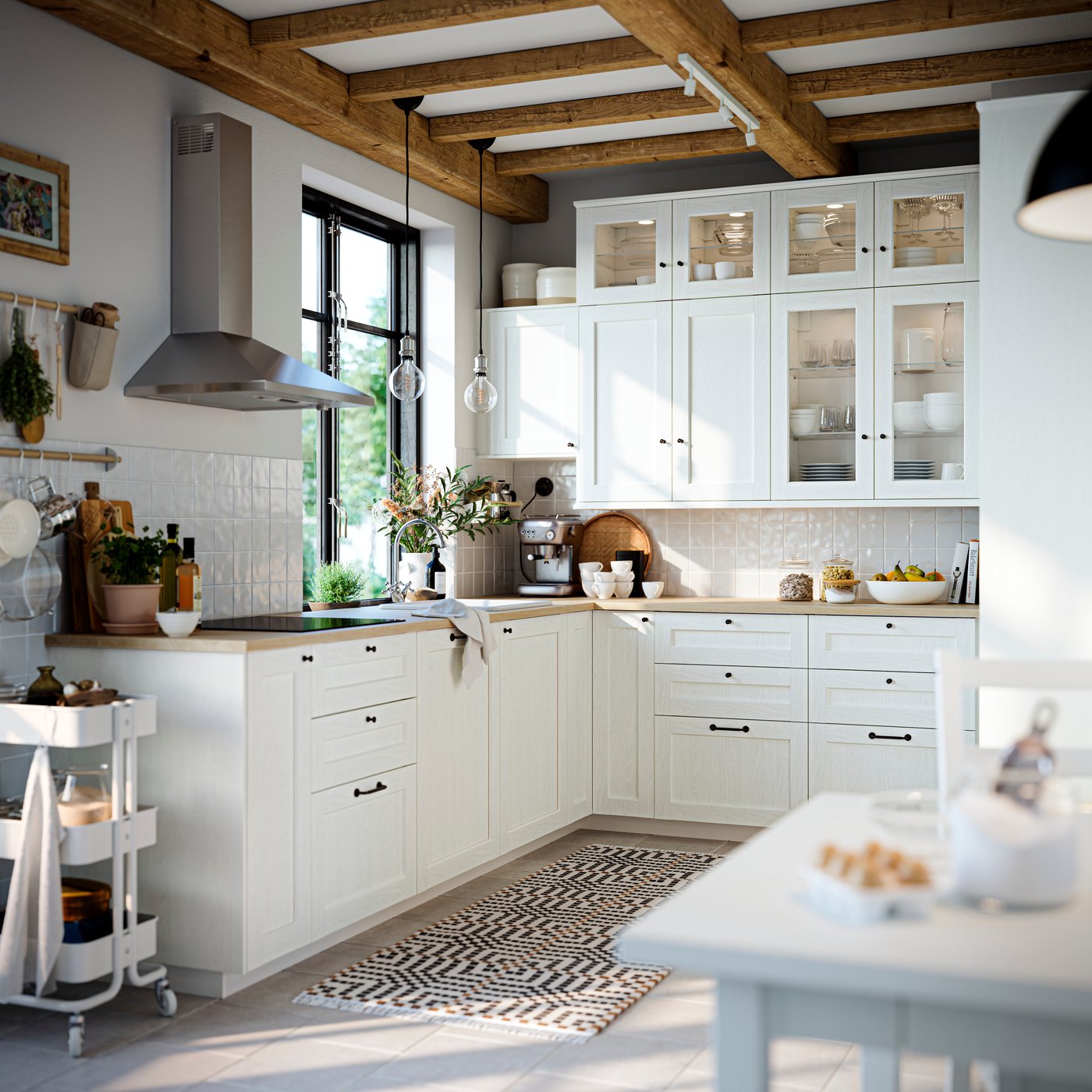 A white SÄVEDAL drawer front