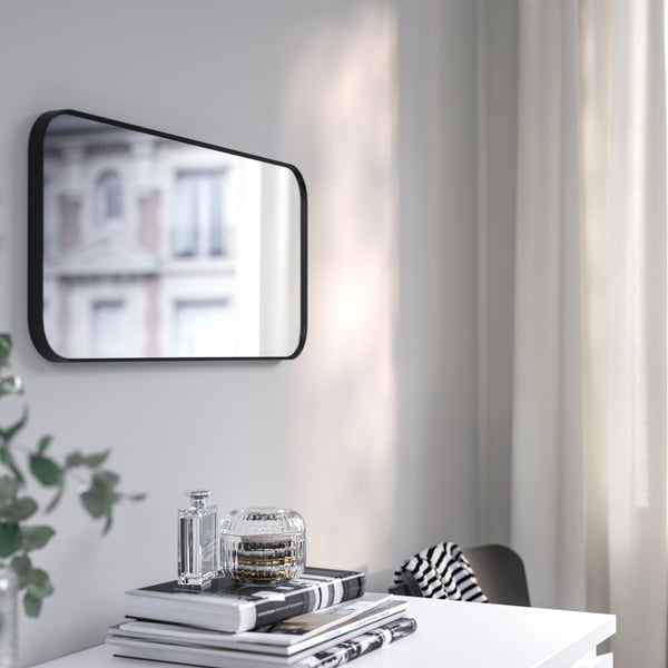 A black LINDBYN mirror