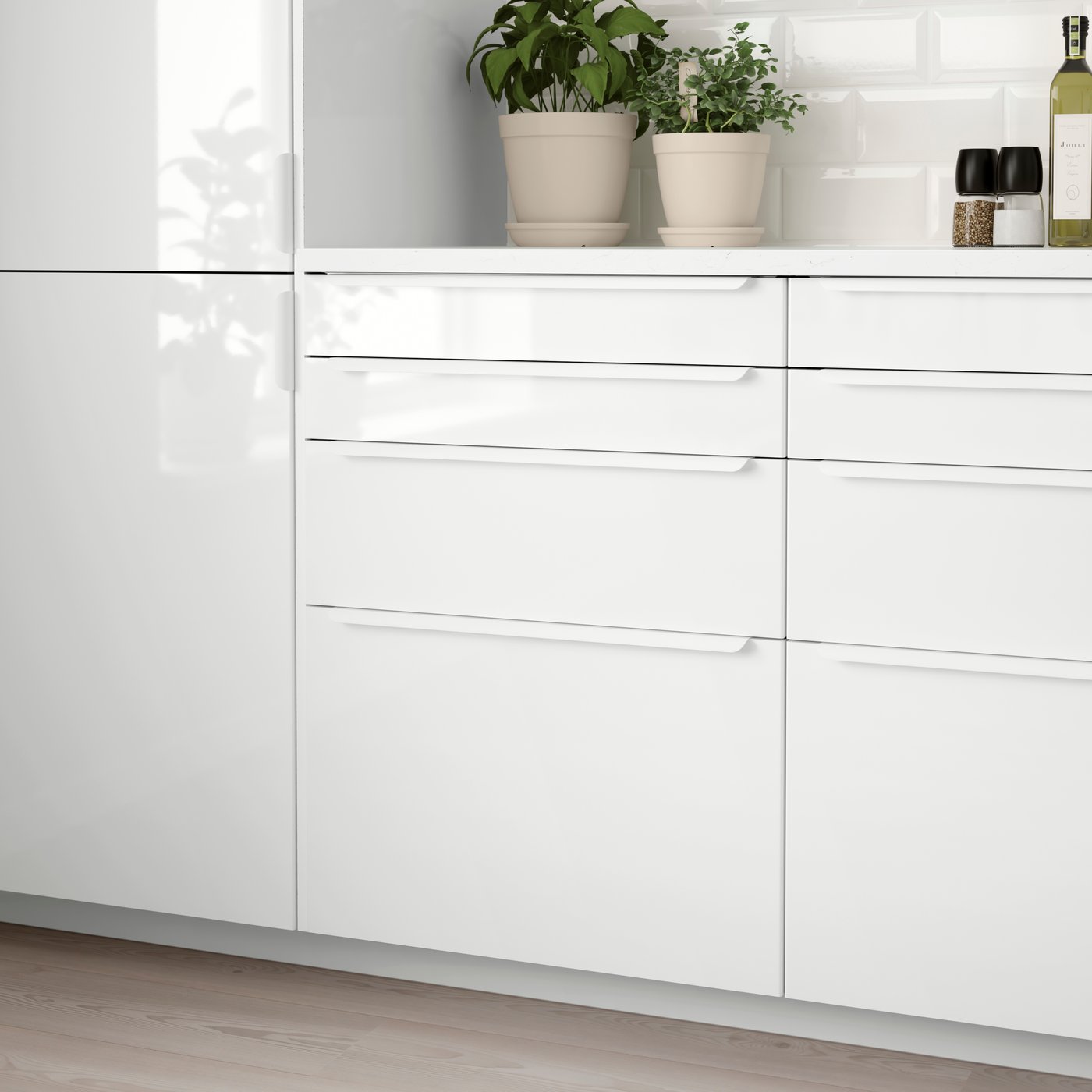 White fornt Doors