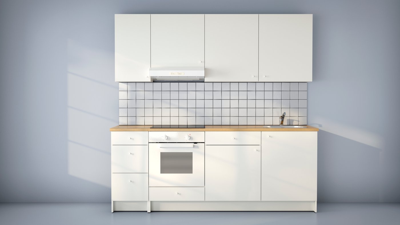 A white KNOXHULT kitchen