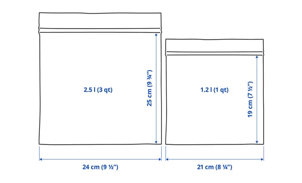 M size dimensions