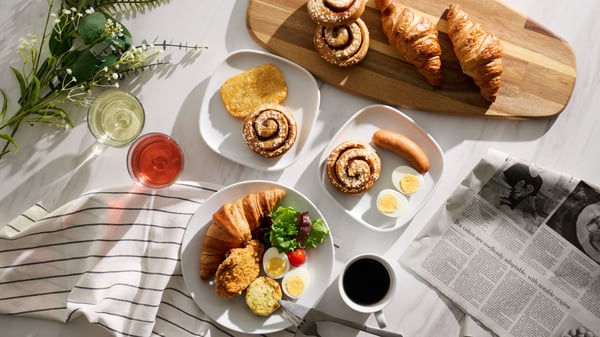 Breakfast menu